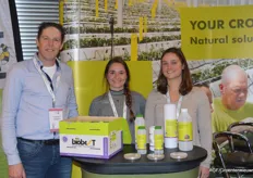 Arno Hellemons, Gaby van Kemenade and Eline Braet of Biobest had an excellent spot at the fair, right next to the entrance. 